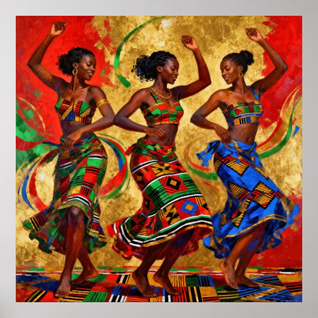 Rhythms in Colour – Black History Celebration Poster (Front)