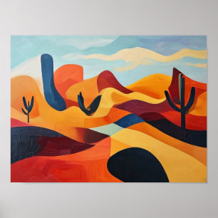 Rhythms of the Painted Basin: A Technicolor Reveri Poster
