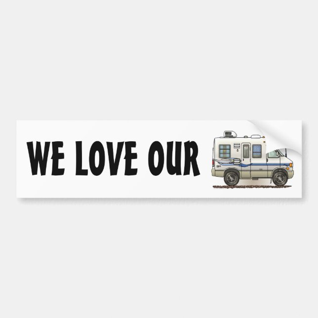 Rialta Winnebago Camper RV Bumper Sticker (Front)
