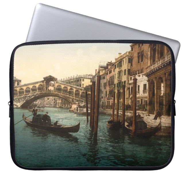Rialto Bridge I, Venice, Italy Laptop Sleeve (Front)