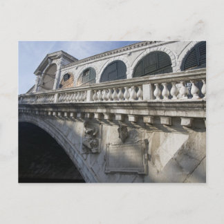 Rialto Bridge over the Grand Canal Venice Italy Postcard