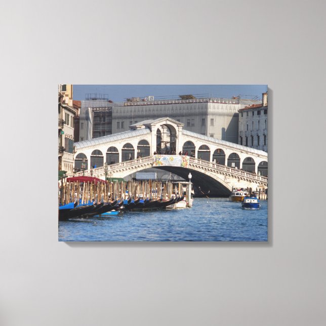 Rialto Bridge Venice Italy Canvas Print (Front)