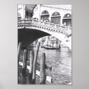 Rialto Bridge Venice Italy Grand Canal Poster