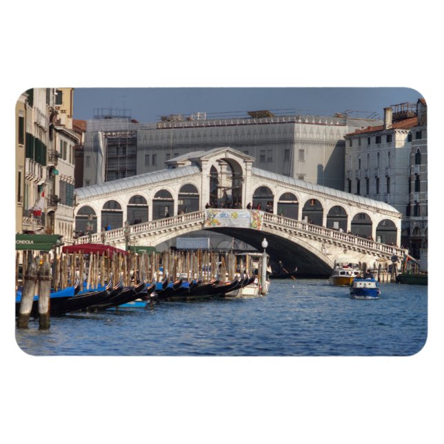 Rialto Bridge Venice Italy Magnet (Horizontal)