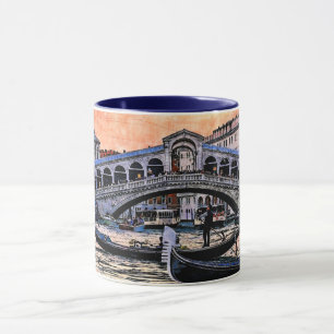 Rialto bridge. Venice. Italy. Mug
