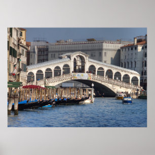 Rialto Bridge Venice Italy Poster