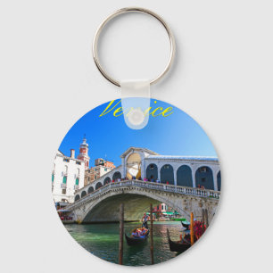 Rialto Bridge Venice - Pro Photo Key Ring
