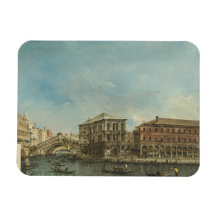 Rialto Bridge with Palazzo dei Camerlenghi Magnet