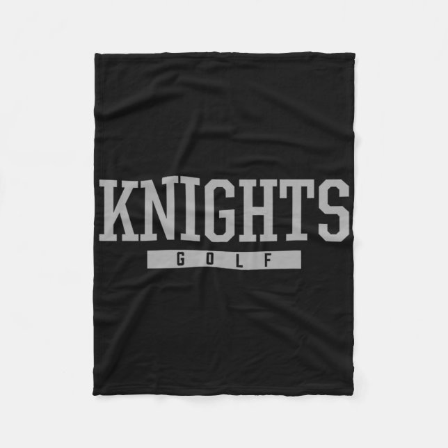 Rialto Knights Golf Hs  Fleece Blanket (Front)
