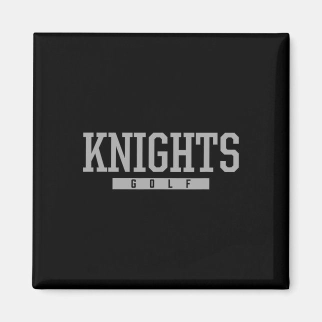 Rialto Knights Golf Hs  Magnet (Front)