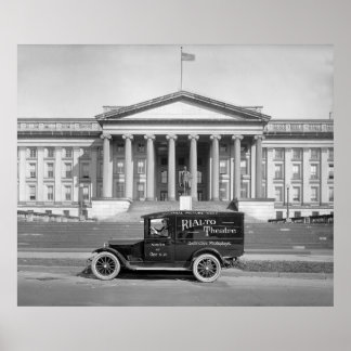 Rialto Theatre Panel Truck: 1920s Poster