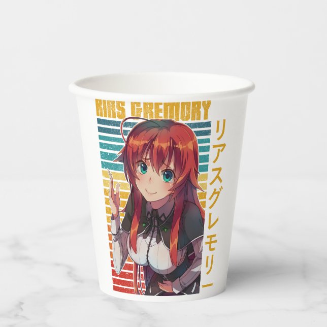 Rias Gremory  Paper Cups (Front)