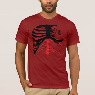 Rib Cage (red/black) T-Shirt