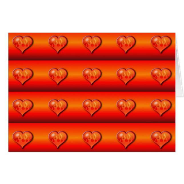 Ribbed Burning Hearts (Front Horizontal)