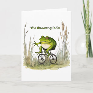 Ribbeting Ride Frog card