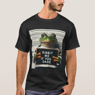 Ribbit Mugshot Frog T-Shirt