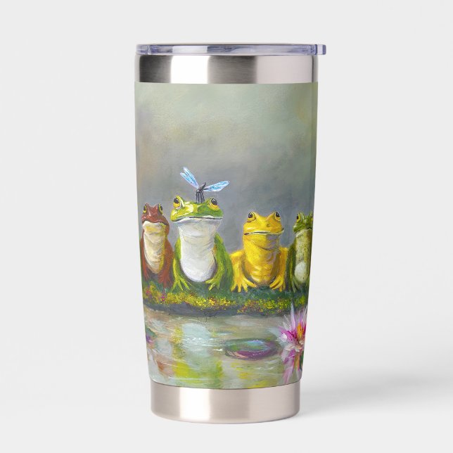 Ribbit River Insulated Tumbler (Left)