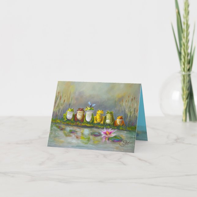 Ribbit River Thank You Card (Front)