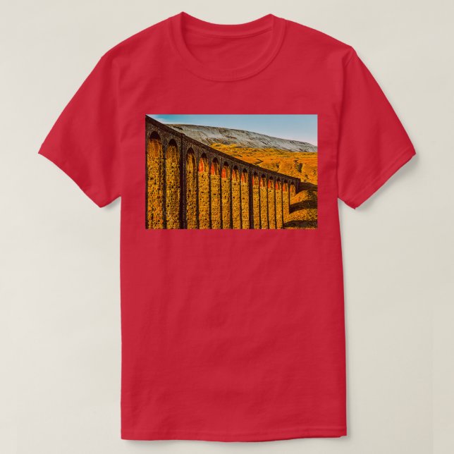 Ribblehead Viaduct and Whernside T-Shirt (Design Front)