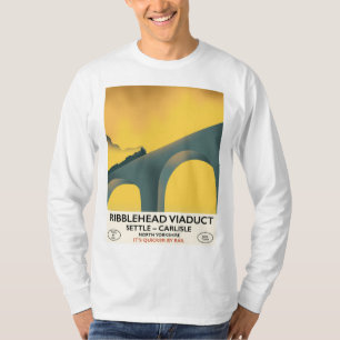 Ribblehead Viaduct Yorkshire travel poster T-Shirt