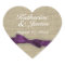 Ribbon and Burlap Heart
