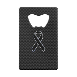Ribbon Awareness Black Carbon Fibre