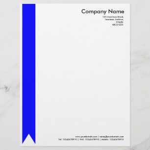 Ribbon - Blue Customised Letterhead