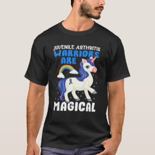 Ribbon Blue Juvenile Arthritis Warriors Magical Rh T-Shirt