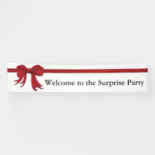 Ribbon Border red + your backgr. & ideas Banner