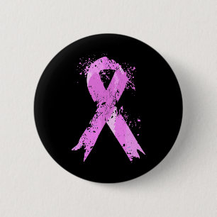 Ribbon Breast Cancer Awareness Breast Cancer Walk 6 Cm Round Badge