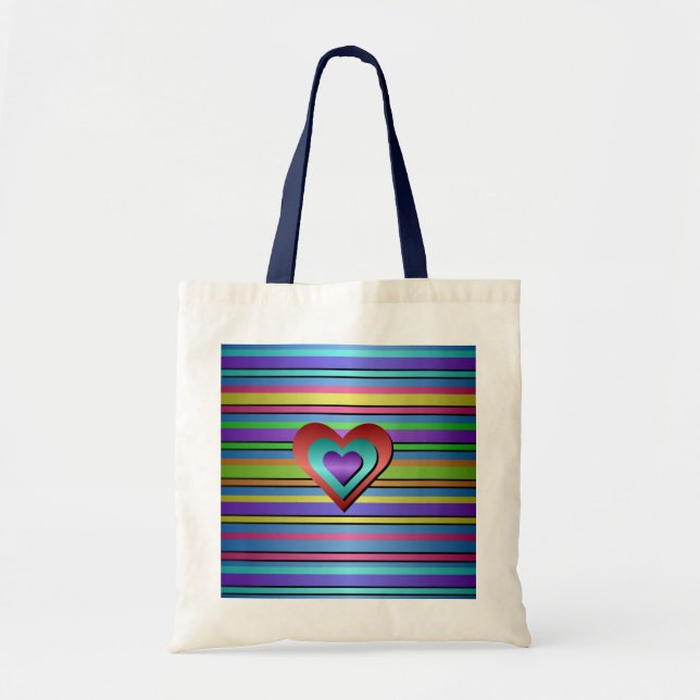 Ribbon Budget Tote (Front)