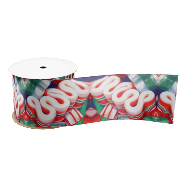 RIBBON CANDY 3" Wide Satin Ribbon (Spool)