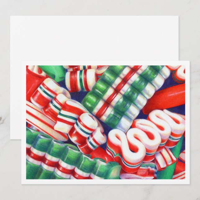 RIBBON CANDY 5.5x7.5 Flat Card (Front/Back)