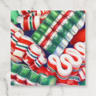 RIBBON CANDY Square Gift Tags