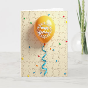Ribbon Flow Birthday Card