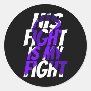 Ribbon For Him Products Opioid Overdose Awareness Classic Round Sticker