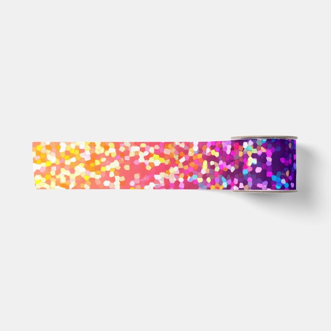 Ribbon Glitter Graphic Satin Ribbon (Front)