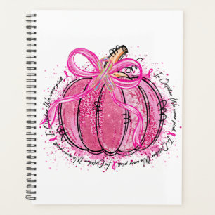 Ribbon Glitter in October We Wear Pink Planner