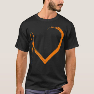 Ribbon Heart Multiple Sclerosis Awareness  T-Shirt
