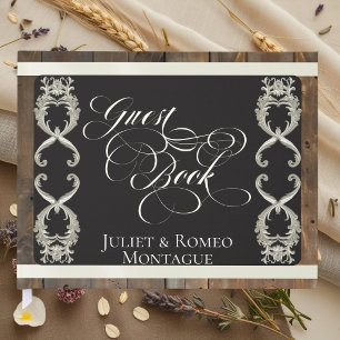 Ribbon & Heart Wedding - Cream Guest Book