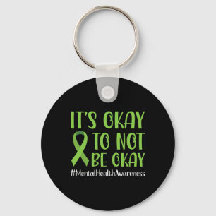 Ribbon Its Okay To Not Be Okay Mental Health Aware Key Ring