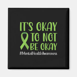 Ribbon Its Okay To Not Be Okay Mental Health Aware Magnet