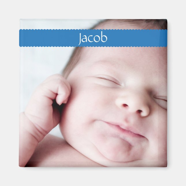 Ribbon Magnet (dark blue) (Front)