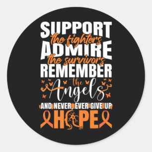 Ribbon Multiple Sclerosis  Classic Round Sticker