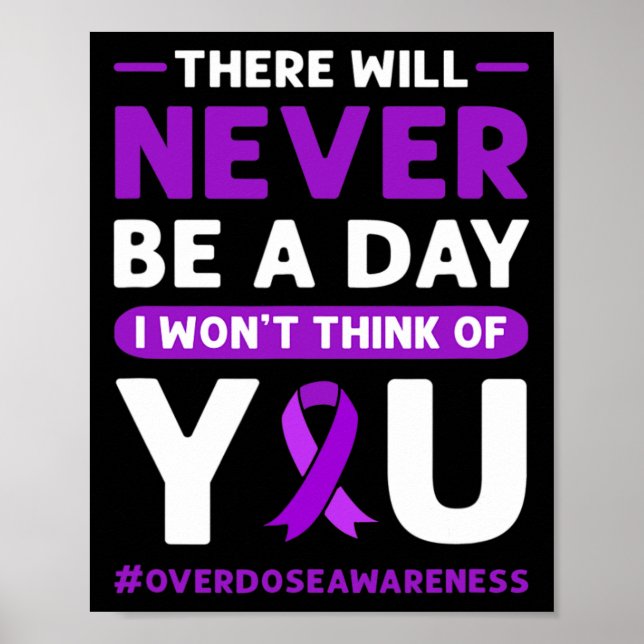 Ribbon. Overdose Awareness 2  Poster (Front)