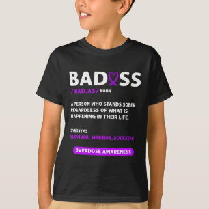 Ribbon. Overdose Awareness 3 T-Shirt