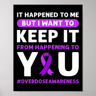 Ribbon. Overdose Awareness 4  Poster