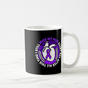 Ribbon Overdose Awareness Miss My Mum Memory Coffee Mug