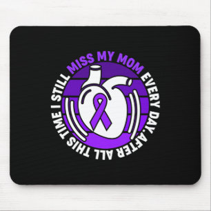 Ribbon Overdose Awareness Miss My Mum Memory  Mouse Pad