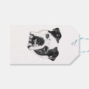 Ribbon-Ready Bulldog Tags